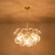Load image into Gallery viewer, Farmhouze Light-Modern 6-Light Dimmable Cluster Glass Globe Bubble Chandelier-Chandelier-6-Light-Black