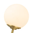 Load image into Gallery viewer, Farmhouze Light-Modern Brass 1-Light Frosted Glass Globe Wall Sconce-Wall Sconce-1-Light-Brass (Pre-Order)