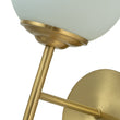 Load image into Gallery viewer, Farmhouze Light-Modern Brass 1-Light Frosted Glass Globe Wall Sconce-Wall Sconce-1-Light-Brass (Pre-Order)
