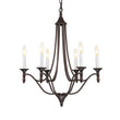 Load image into Gallery viewer, Farmhouze Light-Modern Farmhouse 6-Light Candle Empire Chandelier-Chandelier-Nickel-