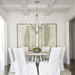 Load image into Gallery viewer, Farmhouze Light-Modern Farmhouse 6-Light Candle Empire Chandelier-Chandelier-Nickel-