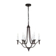 Load image into Gallery viewer, Farmhouze Light-Modern Farmhouse 6-Light Candle Empire Chandelier-Chandelier-Nickel-