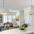 Load image into Gallery viewer, Farmhouze Light-Modern Farmhouse Oversized Dome Pendant-Chandelier-White-31 in. - XL (Pre-order)