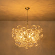 Load image into Gallery viewer, Farmhouze Light-Modern Luxe Swirled Glass Globe Bubble Chandelier-Chandelier-3-Light-Brass