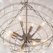 Load image into Gallery viewer, Farmhouze Light-Modern Luxe Swirled Glass Globe Bubble Chandelier-Chandelier-3-Light-Brass
