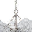 Load image into Gallery viewer, Farmhouze Light-Modern Luxe Swirled Glass Globe Bubble Chandelier-Chandelier-3-Light-Brass