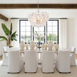 Load image into Gallery viewer, Farmhouze Light-Modern Luxe Swirled Glass Globe Bubble Chandelier-Chandelier-3-Light-Nickel