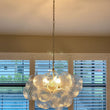 Load image into Gallery viewer, Farmhouze Light-Modern Luxe Swirled Glass Globe Bubble Chandelier-Chandelier-3-Light-Nickel (Pre-order)
