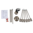 Load image into Gallery viewer, Farmhouze Light-Modern Mid-Century Linear Sputnik Pendant Light-Chandelier-Nickel-6-Light