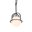 Load image into Gallery viewer, Farmhouze Light-Modern Vintage 1-Light Opal Glass Globe Pendant Light-Pendant-Brass-