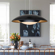 Load image into Gallery viewer, Farmhouze Light-Nordic Large Saucer Dimmable LED Pendant Light-Chandelier-Black (Pre-Order)-