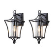 Load image into Gallery viewer, Farmhouze Light-Retro Black 1-Light Outdoor Wall Lantern Light-Wall Sconce-2 Packs-