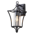 Load image into Gallery viewer, Farmhouze Light-Retro Black 1-Light Outdoor Wall Lantern Light-Wall Sconce-Black-1-Light