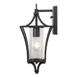 Load image into Gallery viewer, Farmhouze Light-Retro Black 1-Light Outdoor Wall Lantern Light-Wall Sconce-Black-1-Light