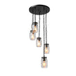 Load image into Gallery viewer, Farmhouze Light-Rustic 5-Light Mason Jar Pendant Light-Pendant--