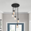 Load image into Gallery viewer, Farmhouze Light-Rustic 5-Light Mason Jar Pendant Light-Pendant--