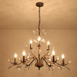 Load image into Gallery viewer, Farmhouze Light-Rustic Vintage Crystal Branch Chandelier-Chandelier-9-Lt-