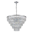 Load image into Gallery viewer, Farmhouze Light-Sparkle Chrome Tiered Tassel Crystal Chandelier-Chandelier-Chrome-