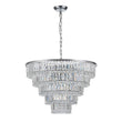 Load image into Gallery viewer, Farmhouze Light-Sparkle Chrome Tiered Tassel Crystal Chandelier-Chandelier-Chrome-