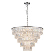 Load image into Gallery viewer, Farmhouze Light-Sparkle Chrome Tiered Tassel Crystal Chandelier-Chandelier-Chrome-