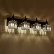Load image into Gallery viewer, Farmhouze Light-Square Crystal Shade Vanity Light-Wall Sconce-2-Light-Chrome
