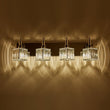 Load image into Gallery viewer, Farmhouze Light-Square Crystal Shade Vanity Light-Wall Sconce-2-Light-Chrome
