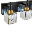 Load image into Gallery viewer, Farmhouze Light-Square Crystal Shade Vanity Light-Wall Sconce-2-Light-Chrome