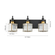 Load image into Gallery viewer, Farmhouze Light-Square Crystal Shade Vanity Light-Wall Sconce-2-Light-Chrome