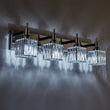 Load image into Gallery viewer, Farmhouze Light-Square Crystal Shade Vanity Light-Wall Sconce-2-Light-Chrome