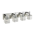 Load image into Gallery viewer, Farmhouze Light-Square Crystal Shade Vanity Light-Wall Sconce-2-Light-Chrome