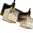 Load image into Gallery viewer, Farmhouze Light-Square Crystal Shade Vanity Light-Wall Sconce-2-Light-Chrome