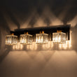 Load image into Gallery viewer, Farmhouze Light-Square Crystal Shade Vanity Wall Sconce-Wall Sconce-2-Light-Chrome