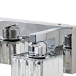 Load image into Gallery viewer, Farmhouze Light-Square Crystal Shade Vanity Wall Sconce-Wall Sconce-2-Light-Chrome