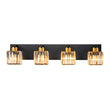 Load image into Gallery viewer, Farmhouze Light-Square Crystal Shade Vanity Wall Sconce-Wall Sconce-2-Light-Chrome