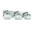Load image into Gallery viewer, Farmhouze Light-Square Crystal Shade Vanity Wall Sconce-Wall Sconce-2-Light-Chrome