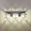Load image into Gallery viewer, Farmhouze Light-Square Crystal Shade Vanity Wall Sconce-Wall Sconce-2-Light-Chrome