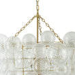 Load image into Gallery viewer, Farmhouze Light-Statement Draped Swirled Glass Globe Chandelier-Chandelier-Brass-