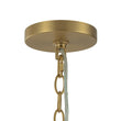 Load image into Gallery viewer, Farmhouze Light-Statement Draped Swirled Glass Globe Chandelier-Chandelier-Brass-