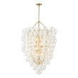 Load image into Gallery viewer, Farmhouze Light-Statement Draped Swirled Glass Globe Chandelier-Chandelier-Brass-