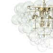 Load image into Gallery viewer, Farmhouze Light-Stunning 9-Light Glass Ball Cluster Bubble Chandelier-Chandelier-Brass-