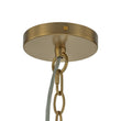 Load image into Gallery viewer, Farmhouze Light-Swirled Glass Globe Brass Cluster Bubble Chandelier-Chandelier-Brass-