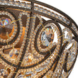 Load image into Gallery viewer, Farmhouze Light-Vintage Bronze Crystal Bowl Flush Mount Ceiling Light-Ceiling Light-Bronze-