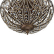 Load image into Gallery viewer, Farmhouze Light-Vintage Bronze Crystal Bowl Flush Mount Ceiling Light-Ceiling Light-Bronze-