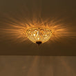 Load image into Gallery viewer, Farmhouze Light-Vintage Bronze Crystal Bowl Flush Mount Ceiling Light-Ceiling Light-Bronze-