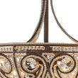 Load image into Gallery viewer, Farmhouze Light-Vintage Bronze Crystal Bowl Semi Flush Ceiling Light-Ceiling Light-Bronze-