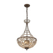 Load image into Gallery viewer, Farmhouze Light-Vintage French Bronze Empire Crystal Chandelier-Chandelier-Bronze-