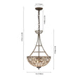 Load image into Gallery viewer, Farmhouze Light-Vintage French Bronze Empire Crystal Chandelier-Chandelier-Bronze-