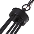 Load image into Gallery viewer, Farmhouze Lighting-Farmhouse 5 Light Black Metal Chandelier-Chandelier-Default Title-