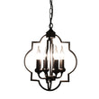 Load image into Gallery viewer, Farmhouze Lighting-Farmhouse Rustic 4-Light Lantern Pendant Lighting-Pendant-Black-