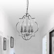 Load image into Gallery viewer, Farmhouze Lighting-Farmhouse Rustic 4-Light Lantern Pendant Lighting-Pendant-Black-